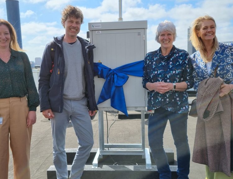 Image Start van real-time automatische pollenmonitoring in Nederland